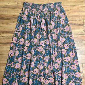 Natural Life Maylin Midi Floral Skirt
